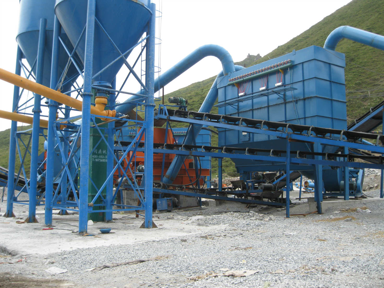 西宁水泥仓安装现场