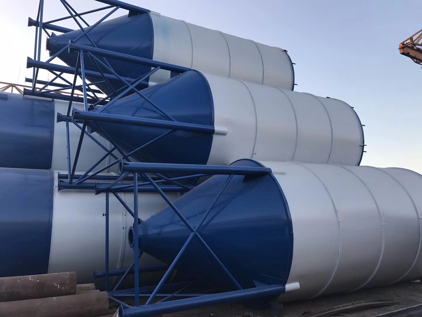 豫龙水泥仓工程案例